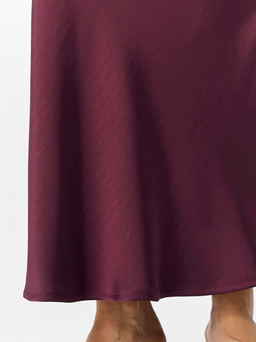 Carmen Maxi Skirt (Mauve Wine)