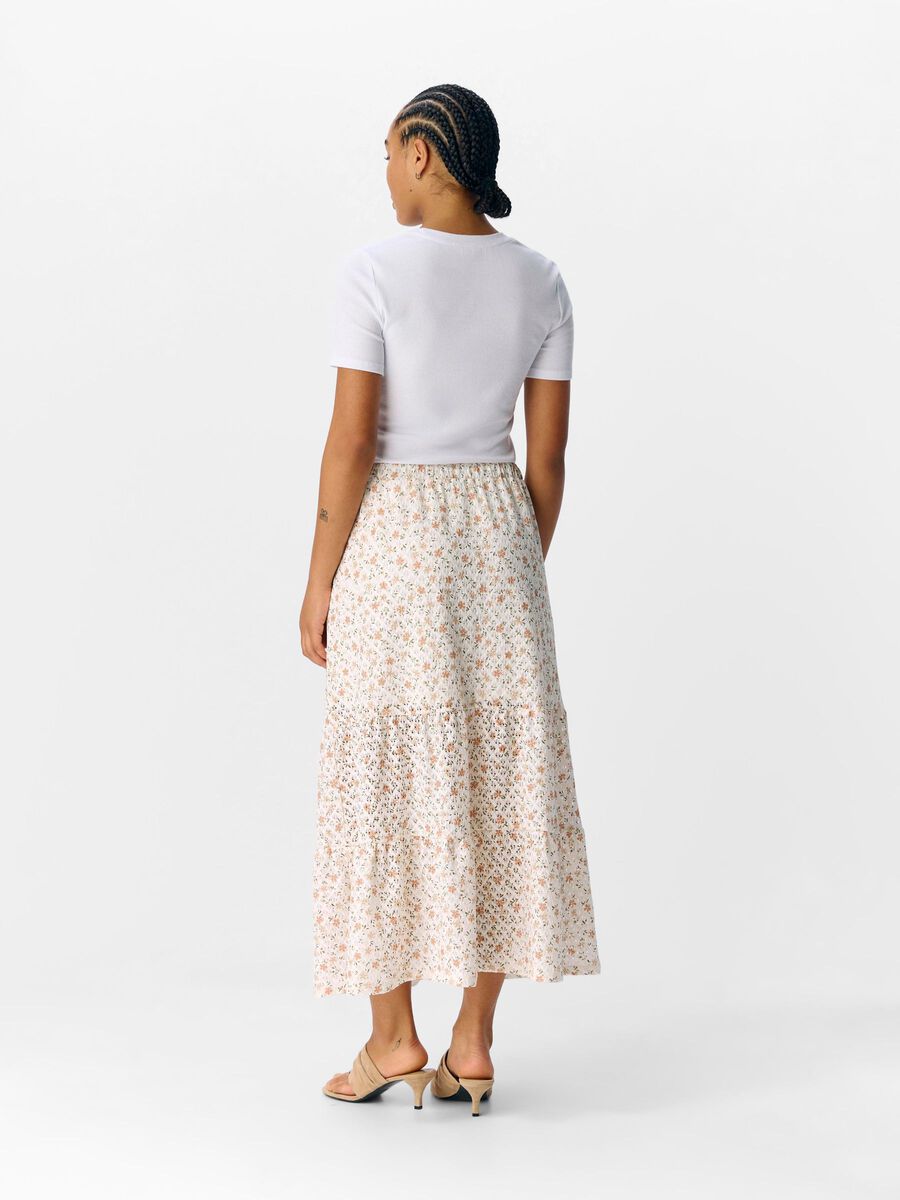 Regina Midi Skirt (Cloud Dancer)