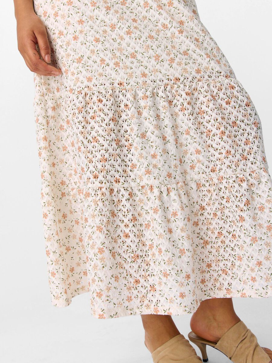 Regina Midi Skirt (Cloud Dancer)