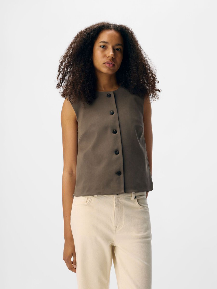 Lainey Waistcoat (Morel)