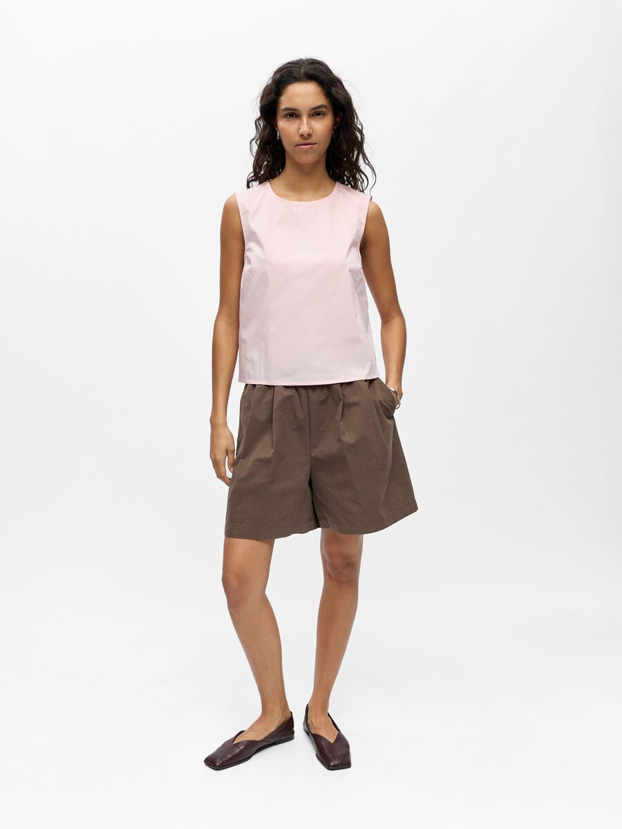 Juliette Sleeveless Top (Pink)