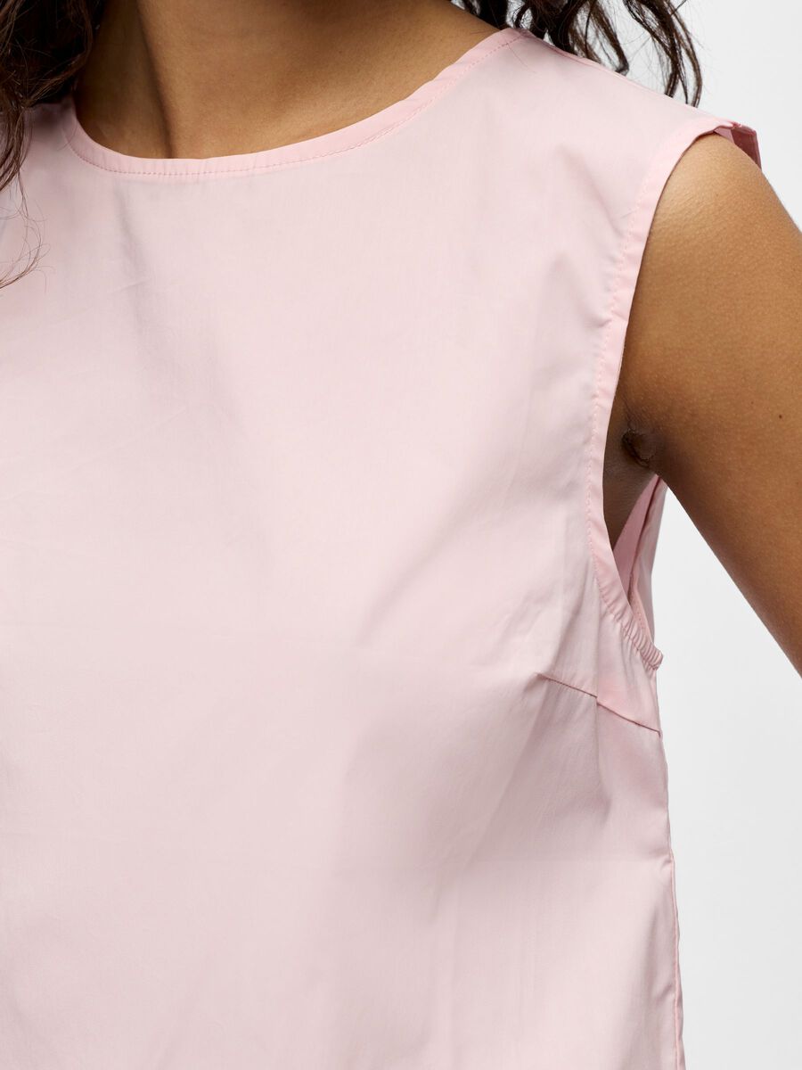 Juliette Sleeveless Top (Pink)
