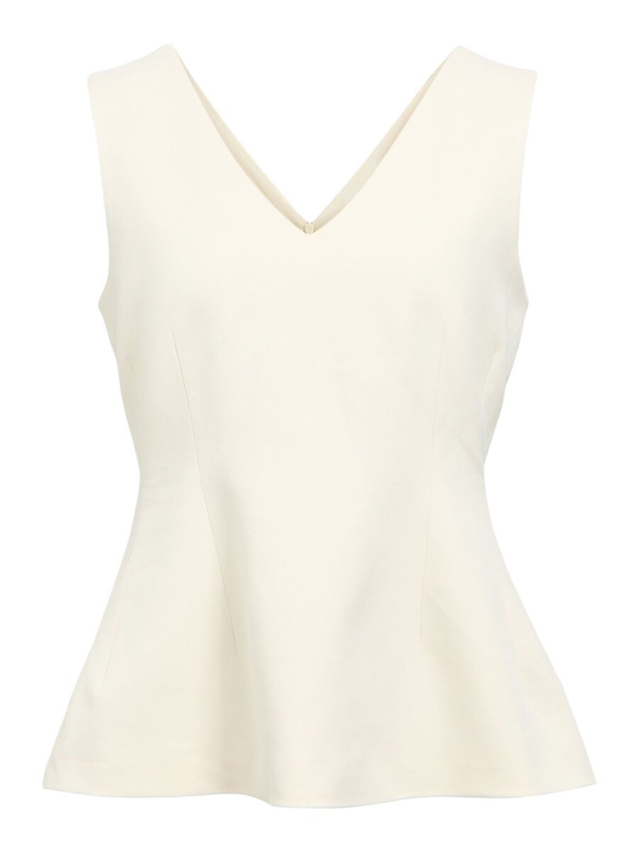 Layla Peplum Top (Sandshell)