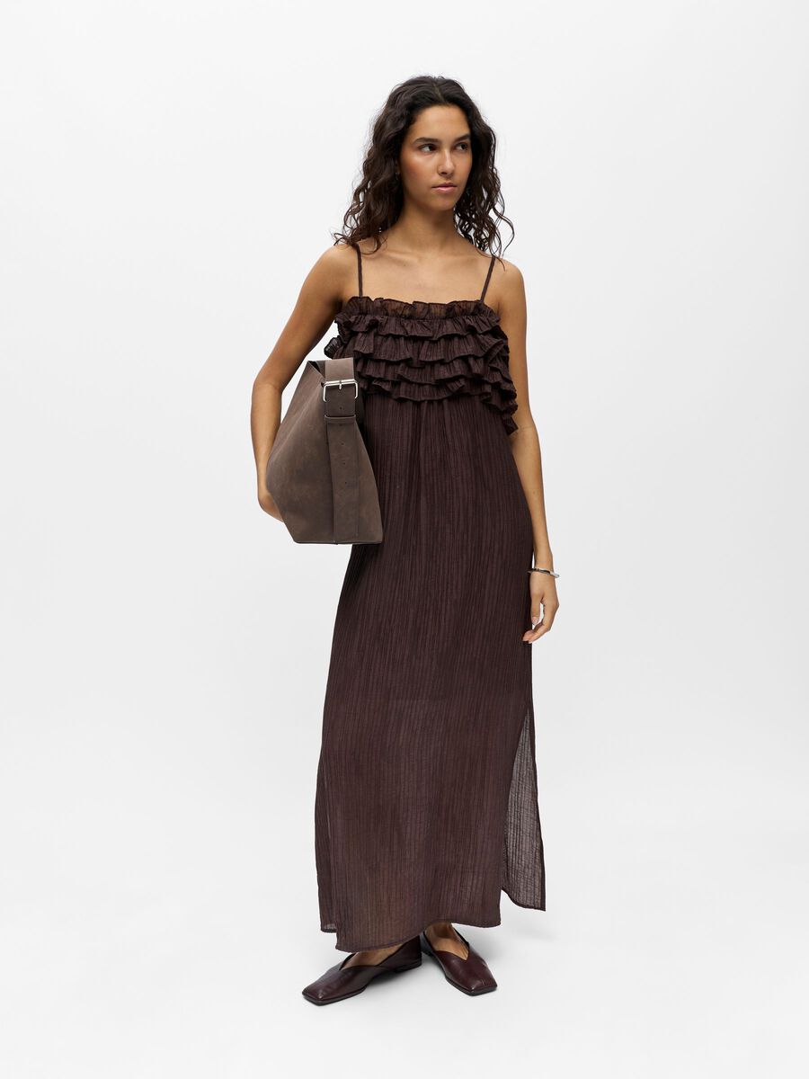 Louise Maxi Dress (Brown)