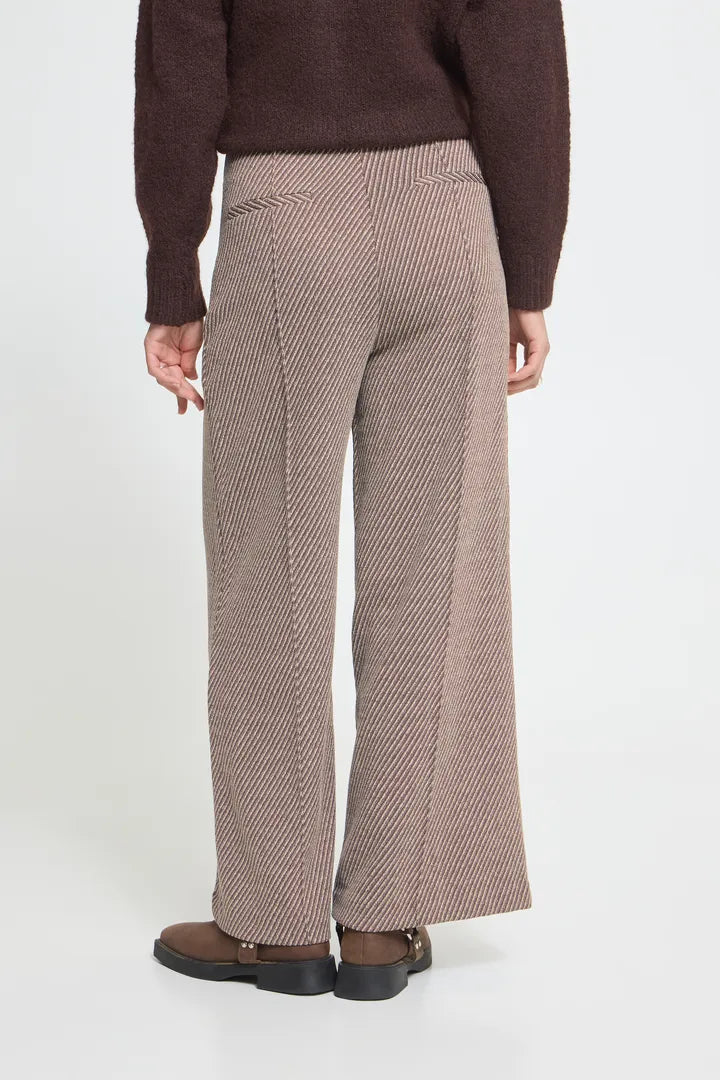 Kate Wide Leg Pants (Java/Almond)
