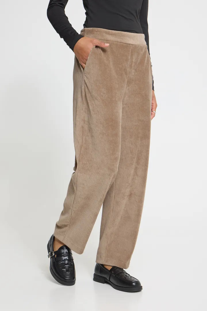 Mary Corduroy Cropped Pants (Toasted Coconut)