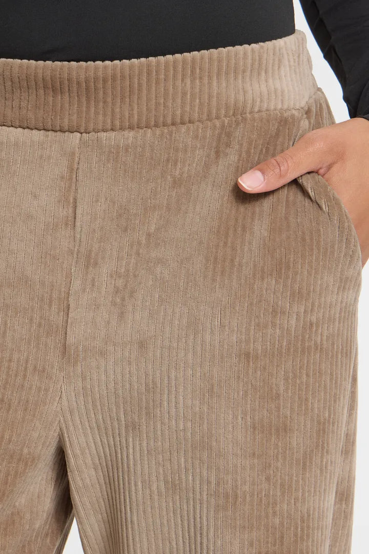 Mary Corduroy Cropped Pants (Toasted Coconut)