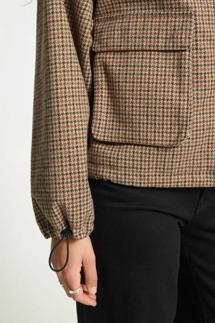 Solange Jacket (Brown Check)