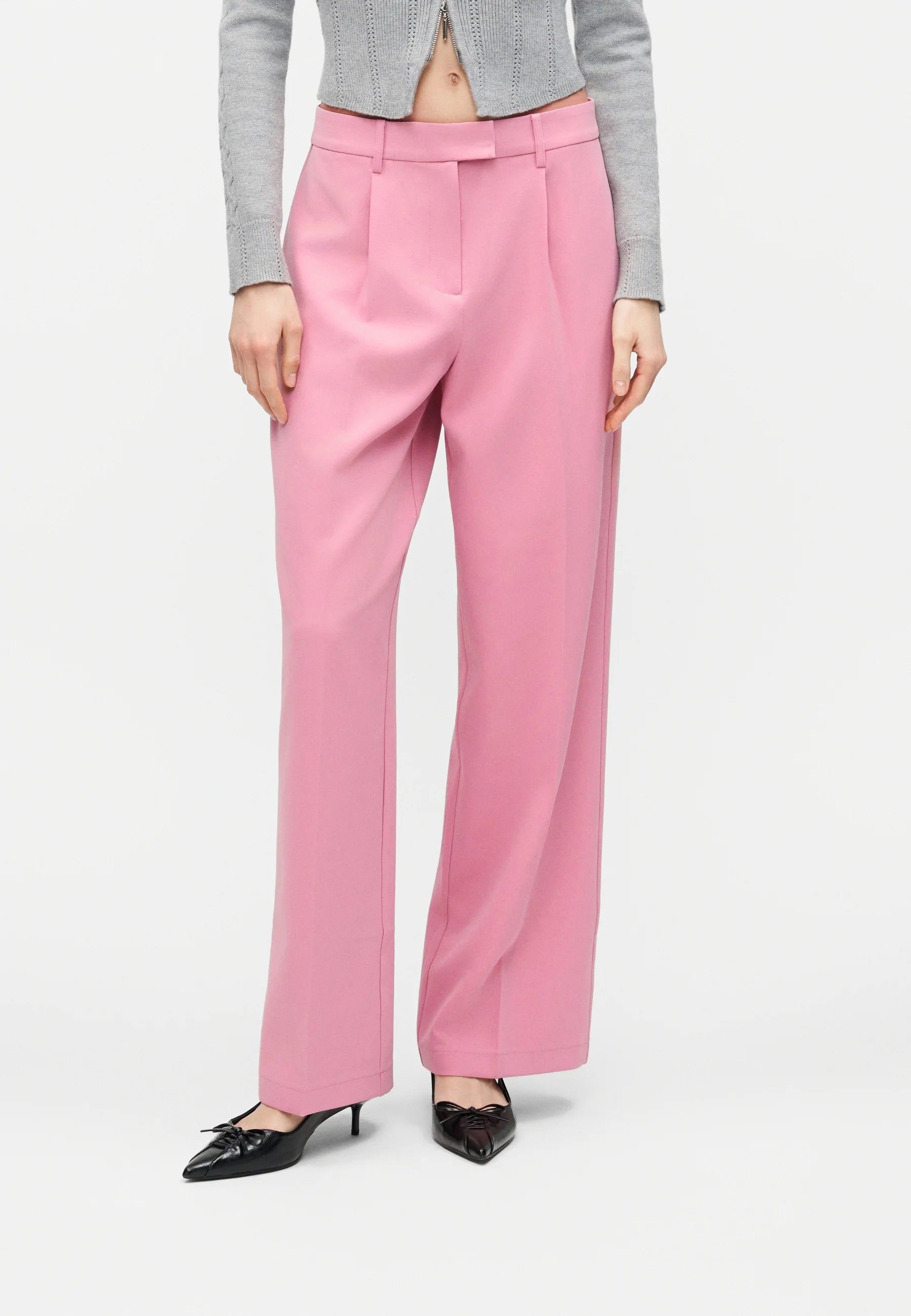 Indie Tailored Trousers (Sea Pink)