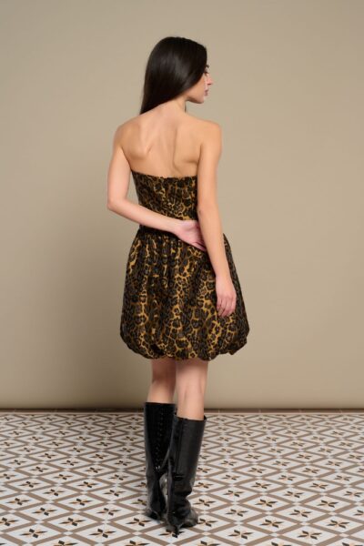 Giacinta Mini Dress (Gold/Black)