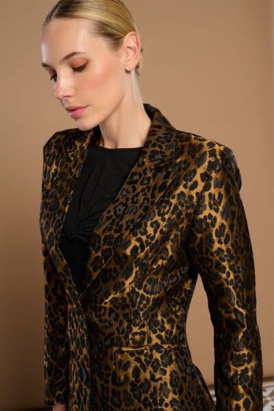 Chiara Blazer (Gold/Black)