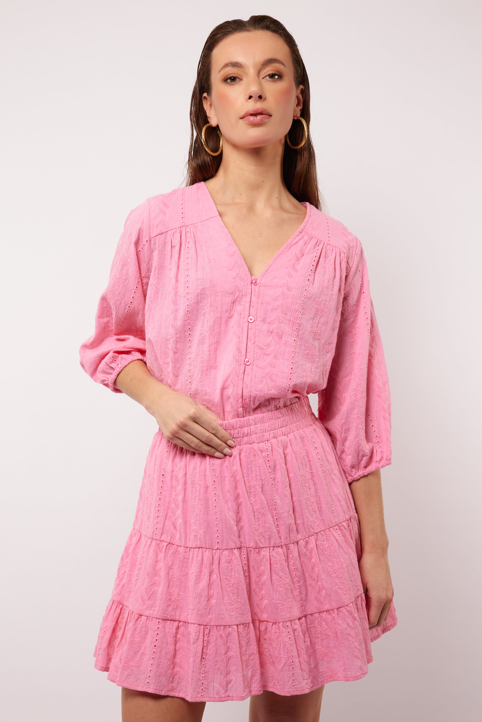 Amari Blouse (Blush Rose)