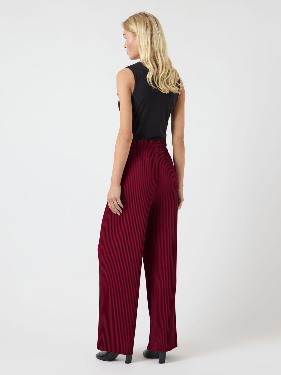 Salisa High Waisted Trousers (Tibetan Red)