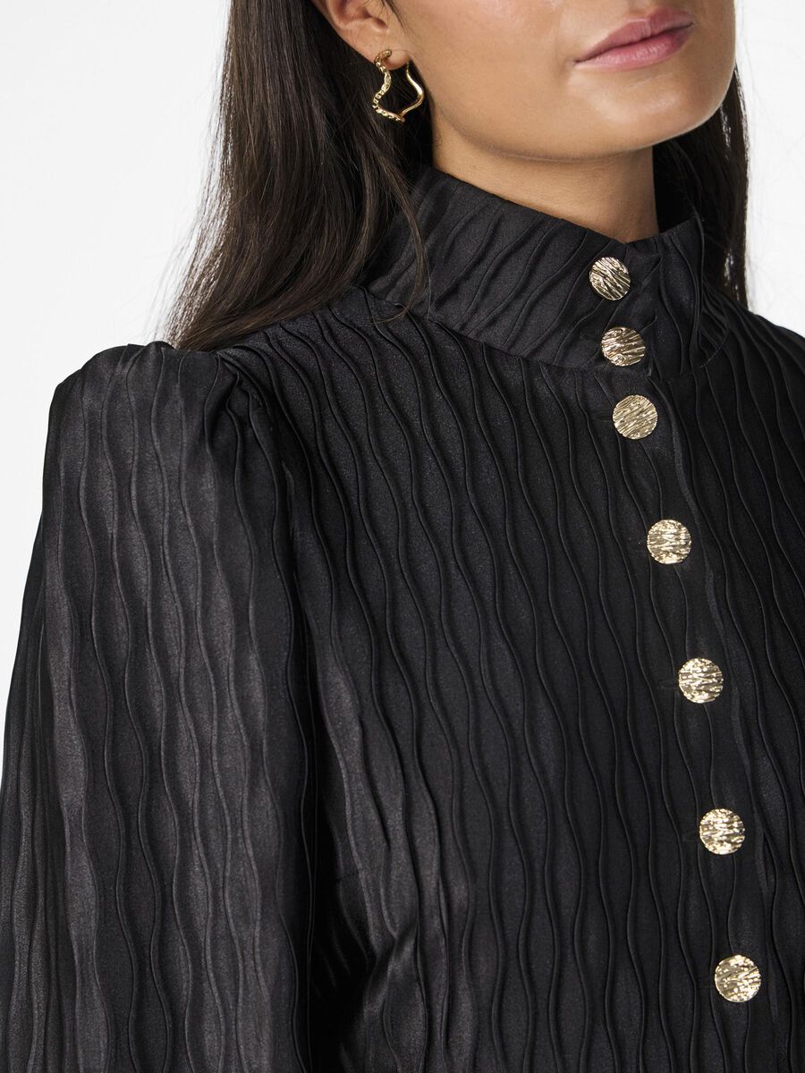 Rosa Jacquard Dress (Black)