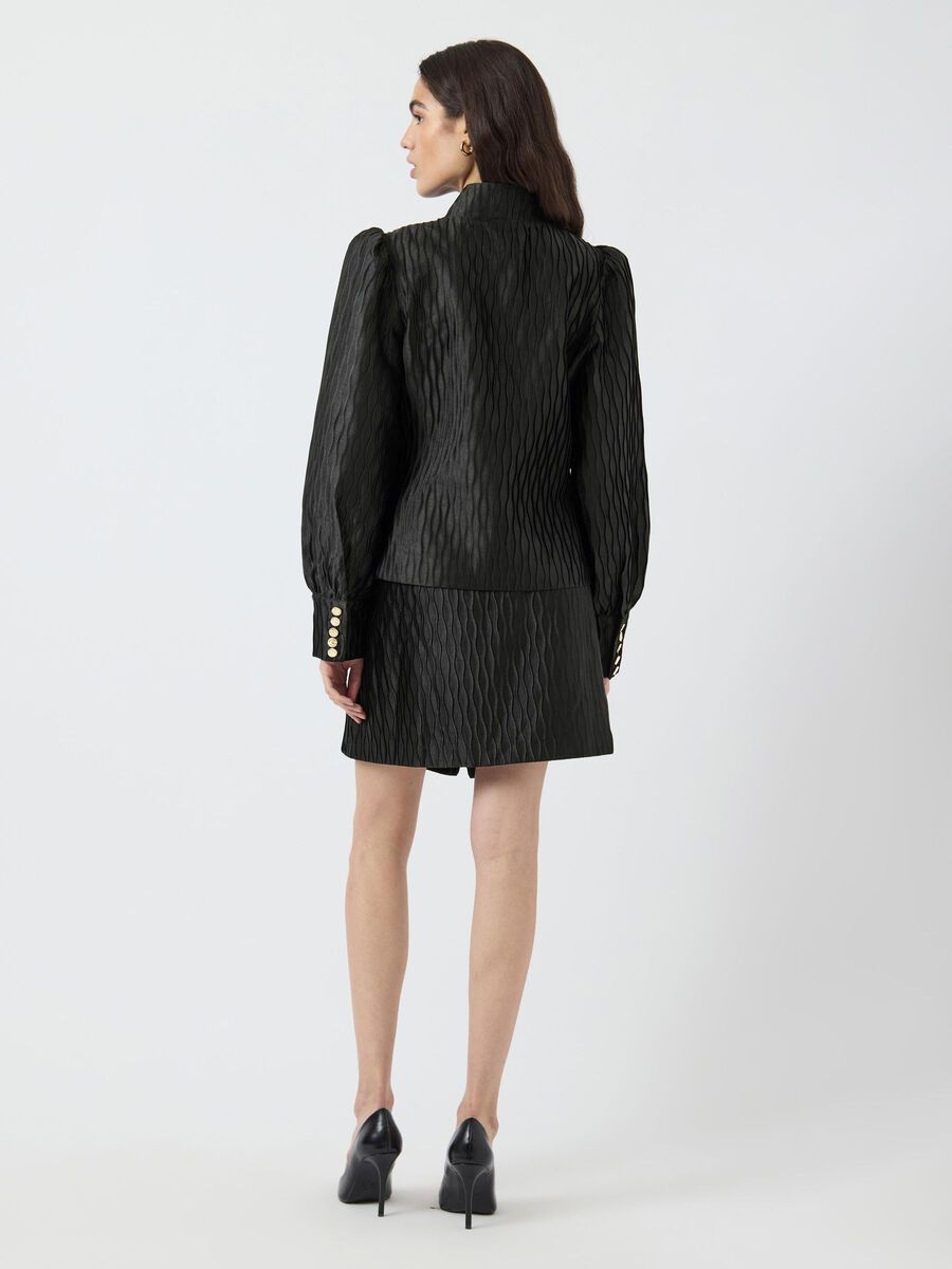 Rylan Jacquard Shirt (Black)