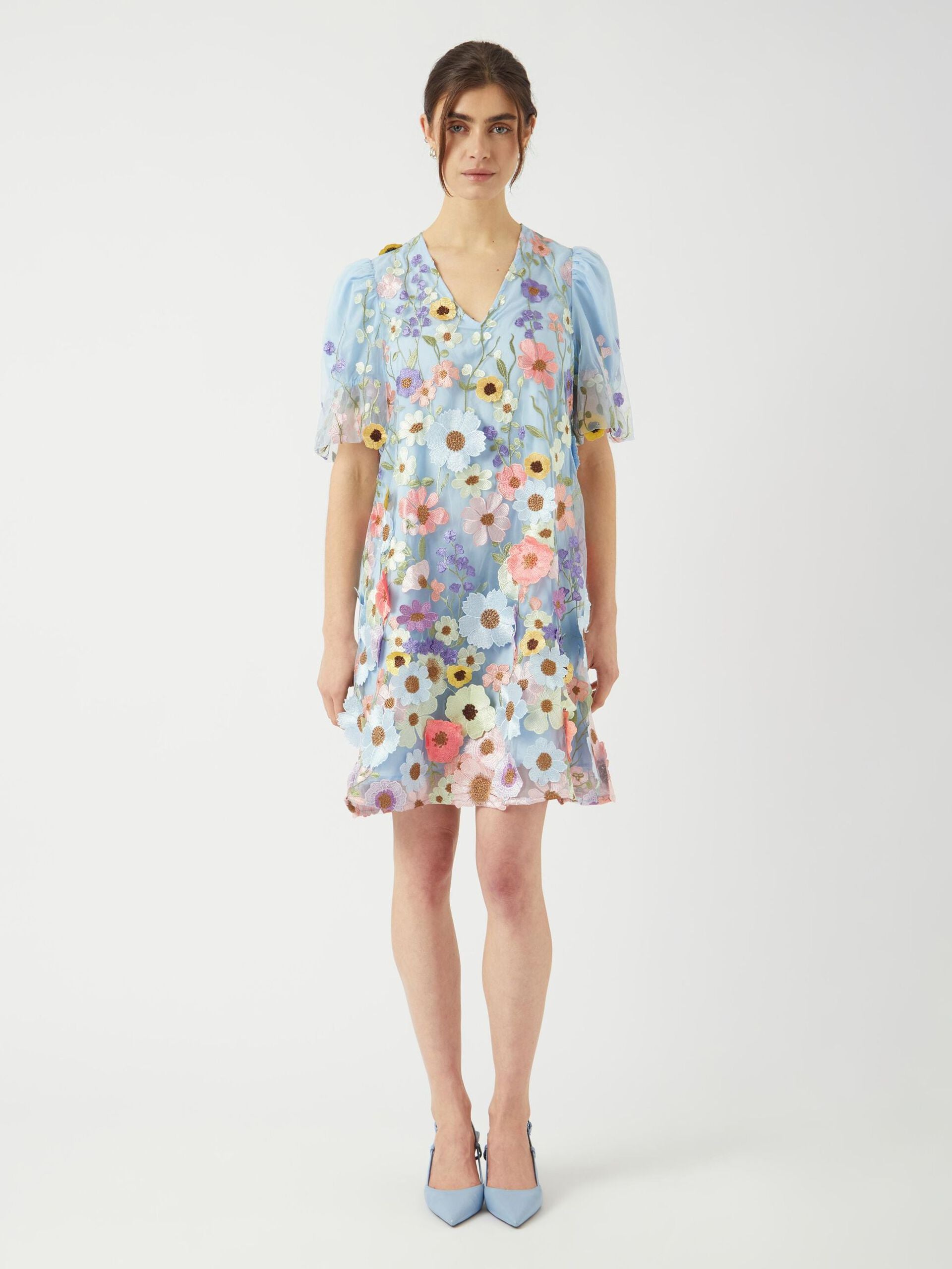 Faye Short Dress (Halogen Blue) | Love Cherish | Dress Faye Short Dress (Halogen Blue) | Love Cherish | Dress