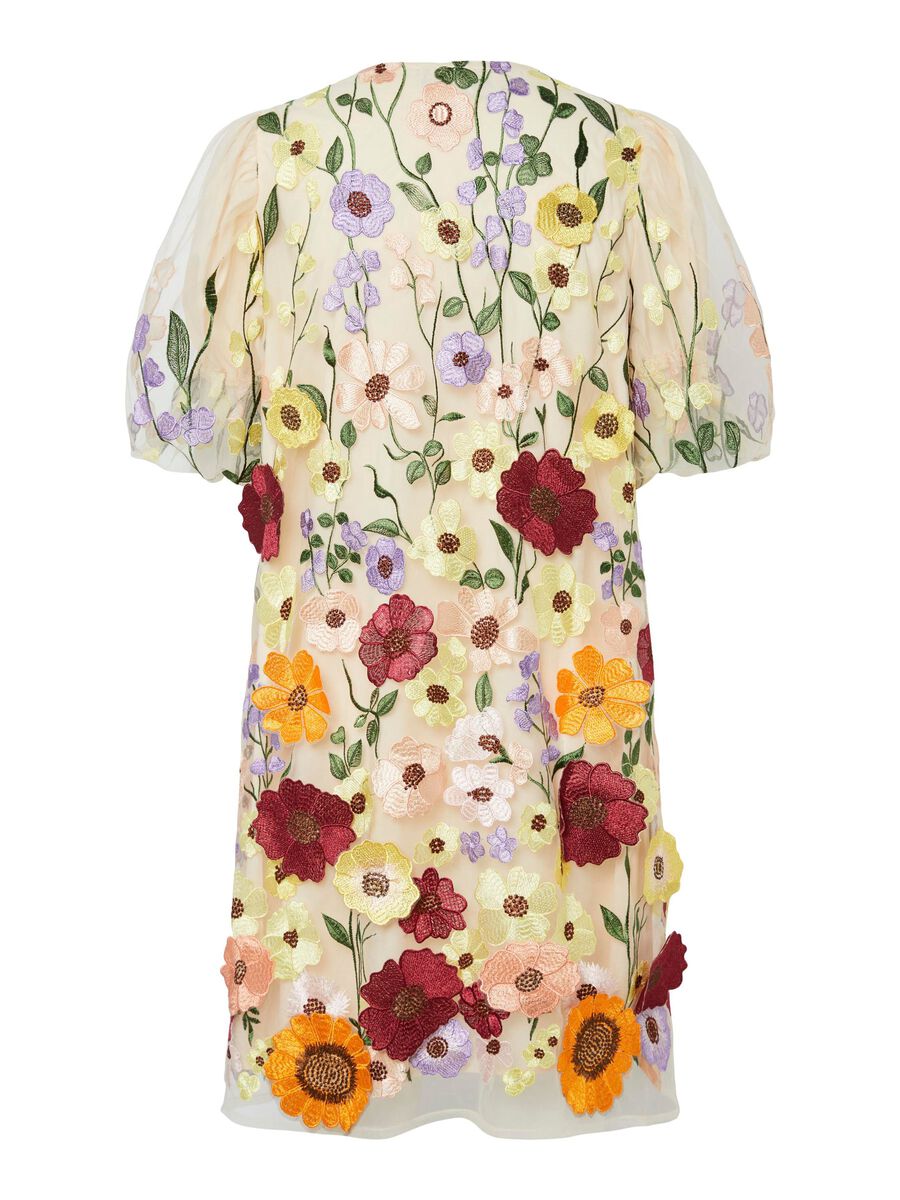 Faye Short Dress (Whisper/White)