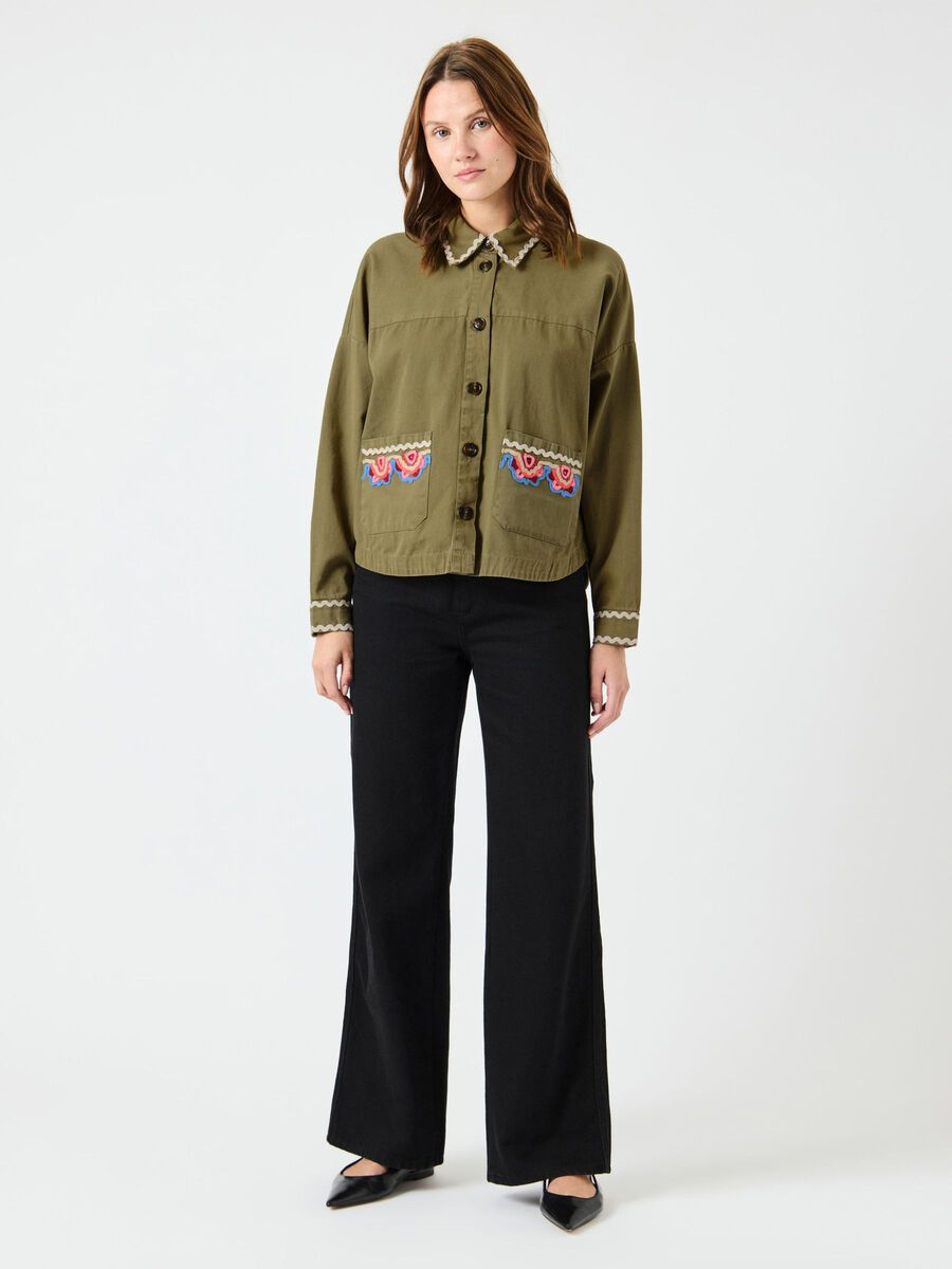 Mirra Embroidered Jacket (Capulet Olive)