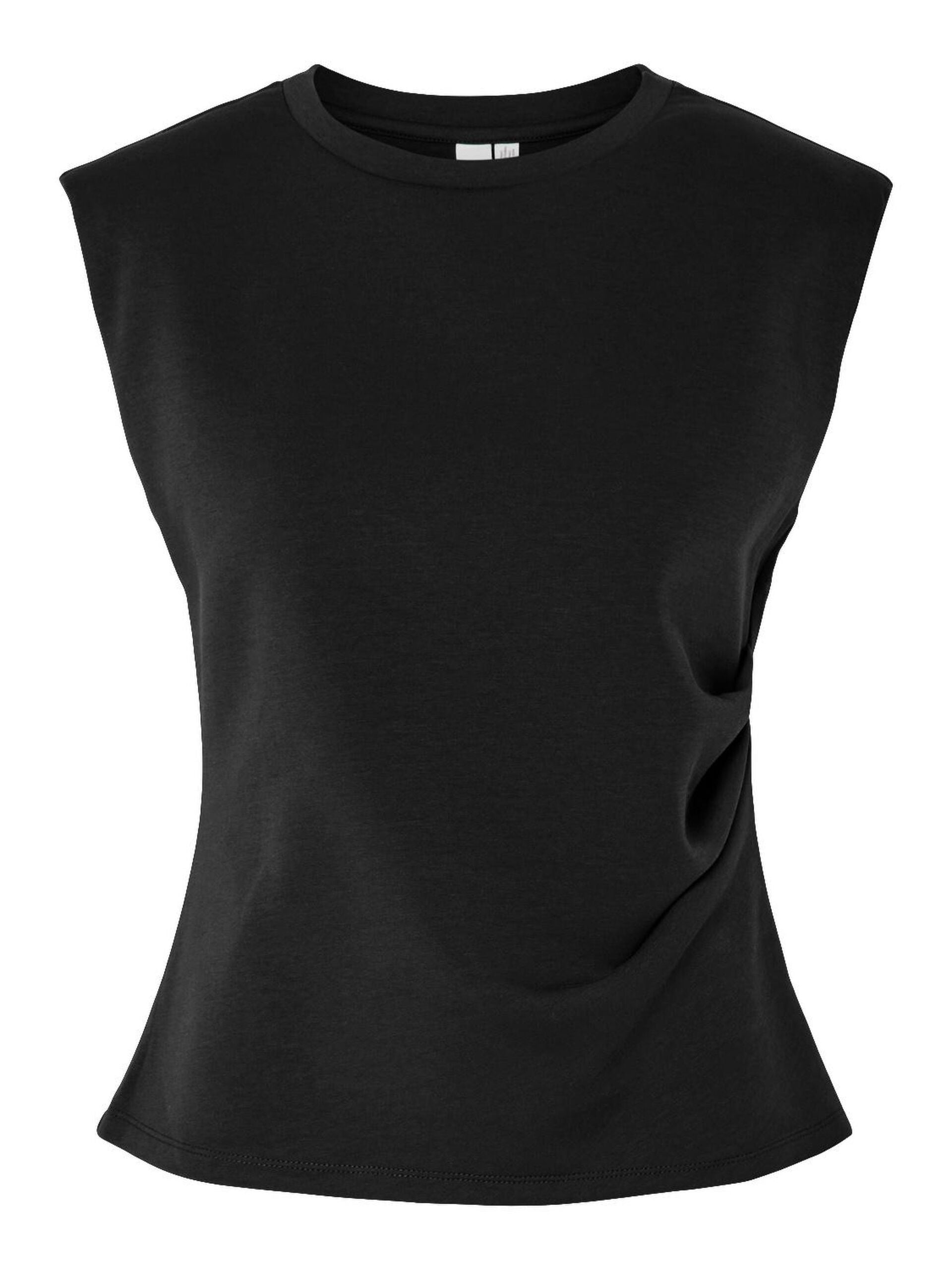 Pina Sleeveless Top (Black)