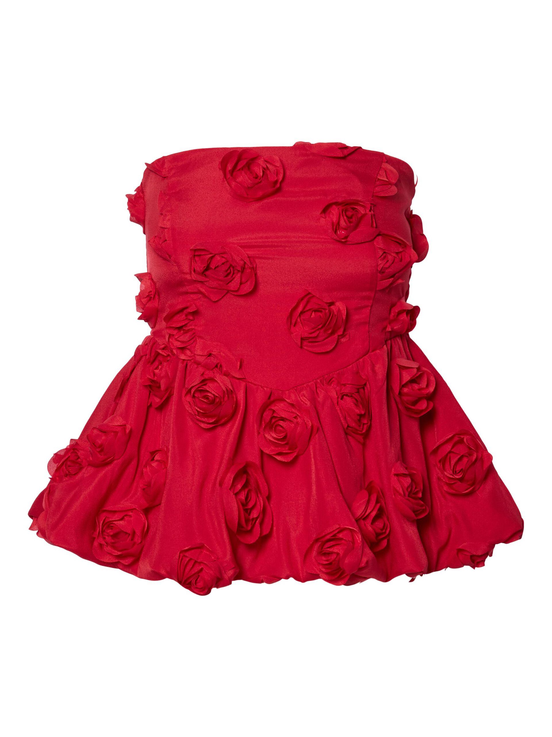 Tila Bandeau Top (Jester Red)