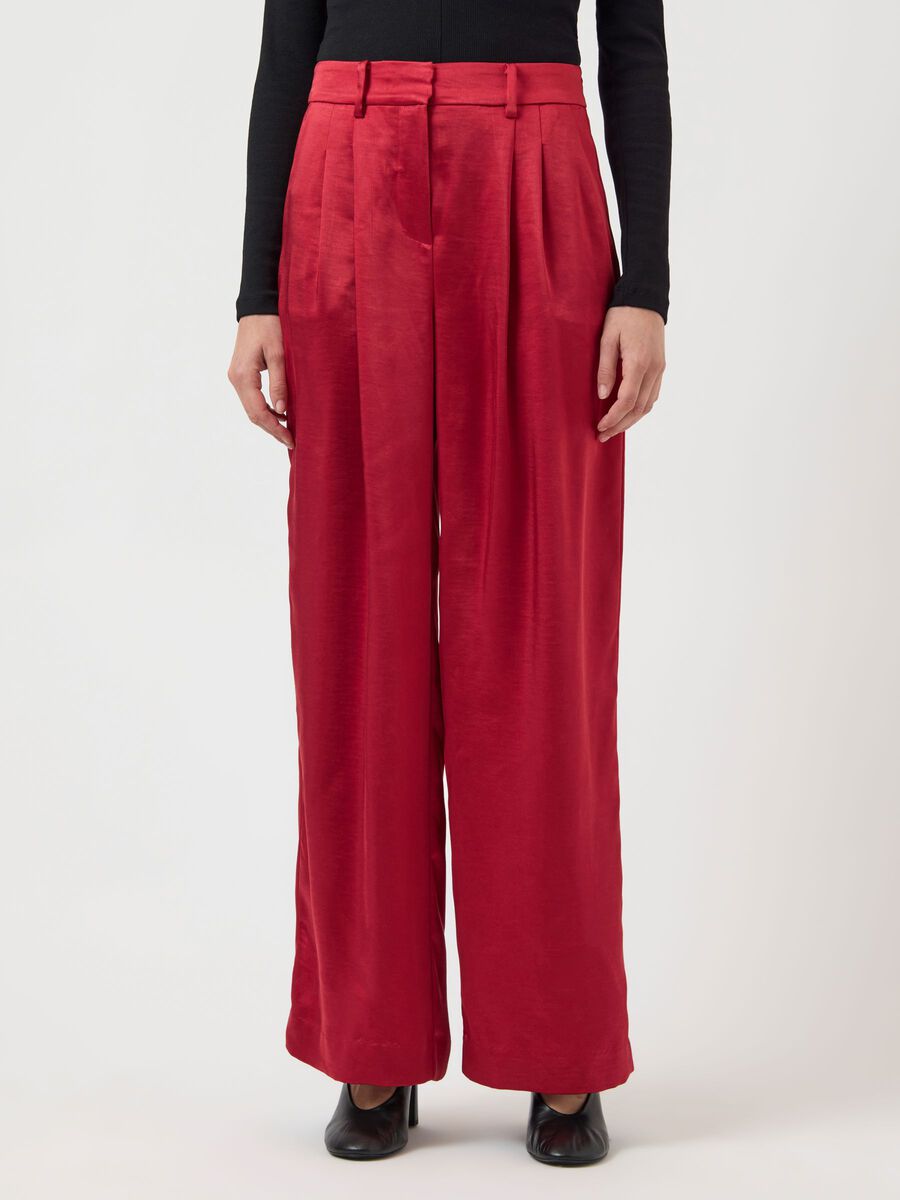 Vima Satin Pants (Jester Red)
