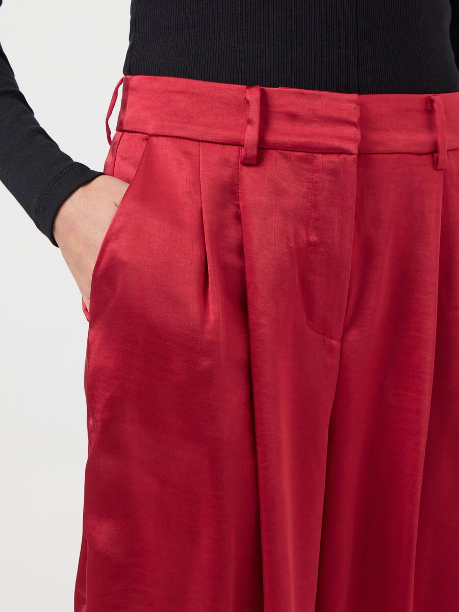 Vima Satin Pants (Jester Red)