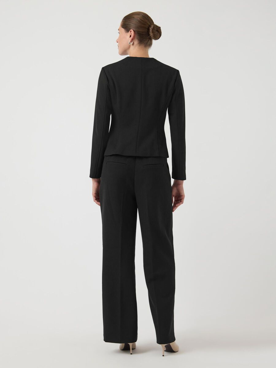 Favo Blazer Top (Black)