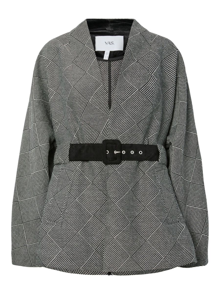 Shay Blazer Jacket (Black/White)