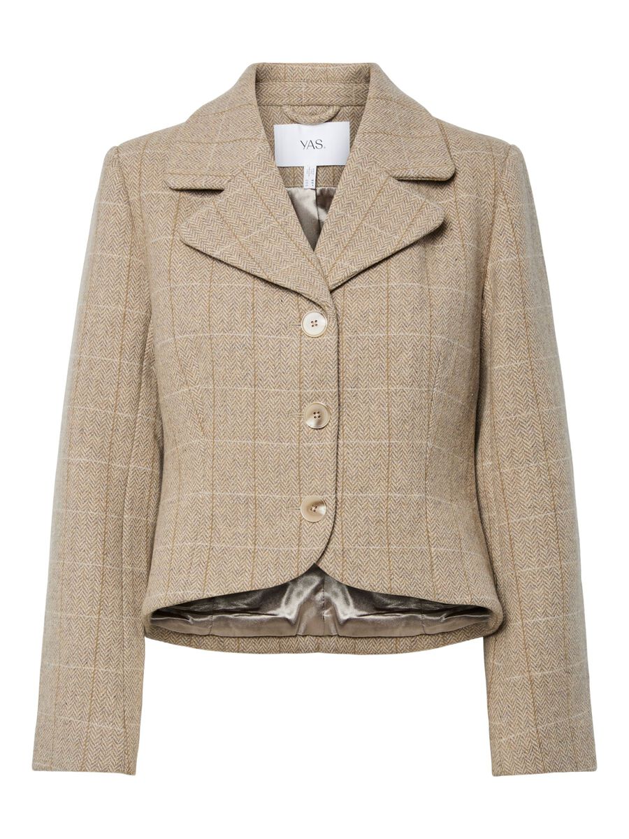 Thelma Jacket (Taupe Gray/Thela Check)