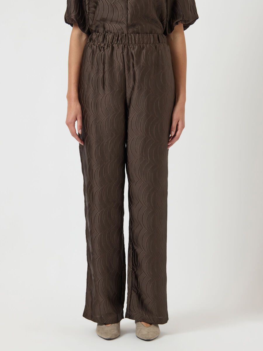 Limo Wide Leg Pants (Chocolate Brown)