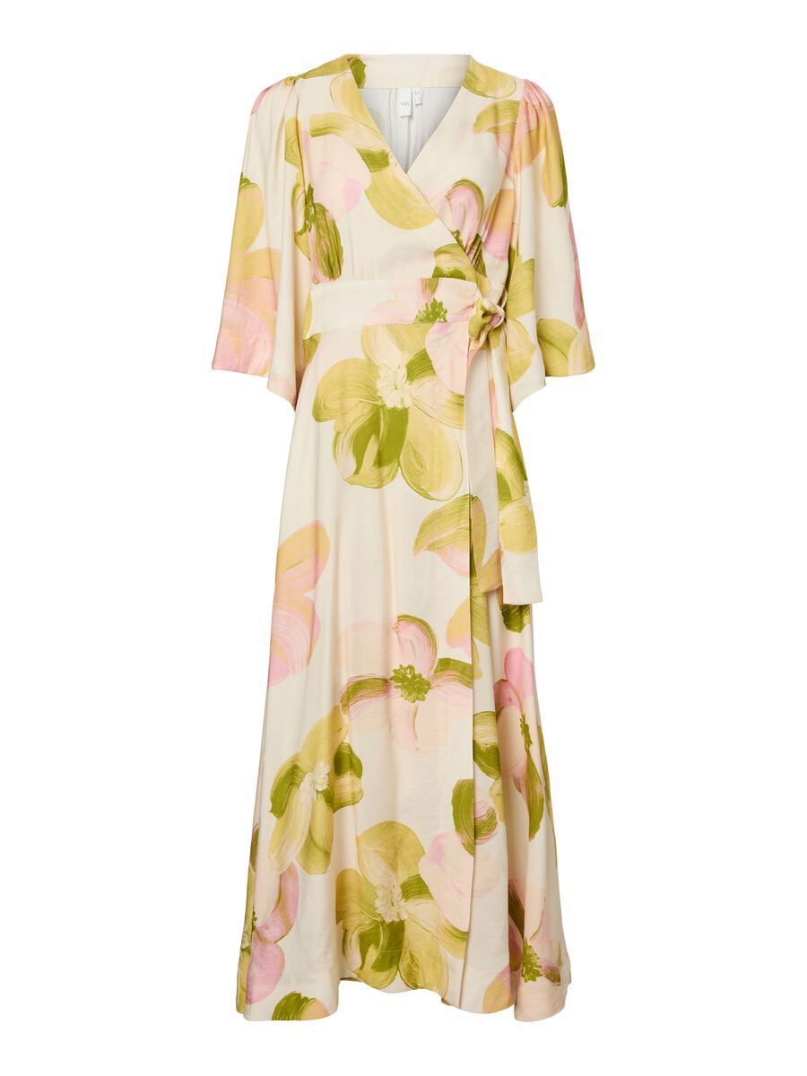 Margo Wrap Maxi Dress (Pristine)