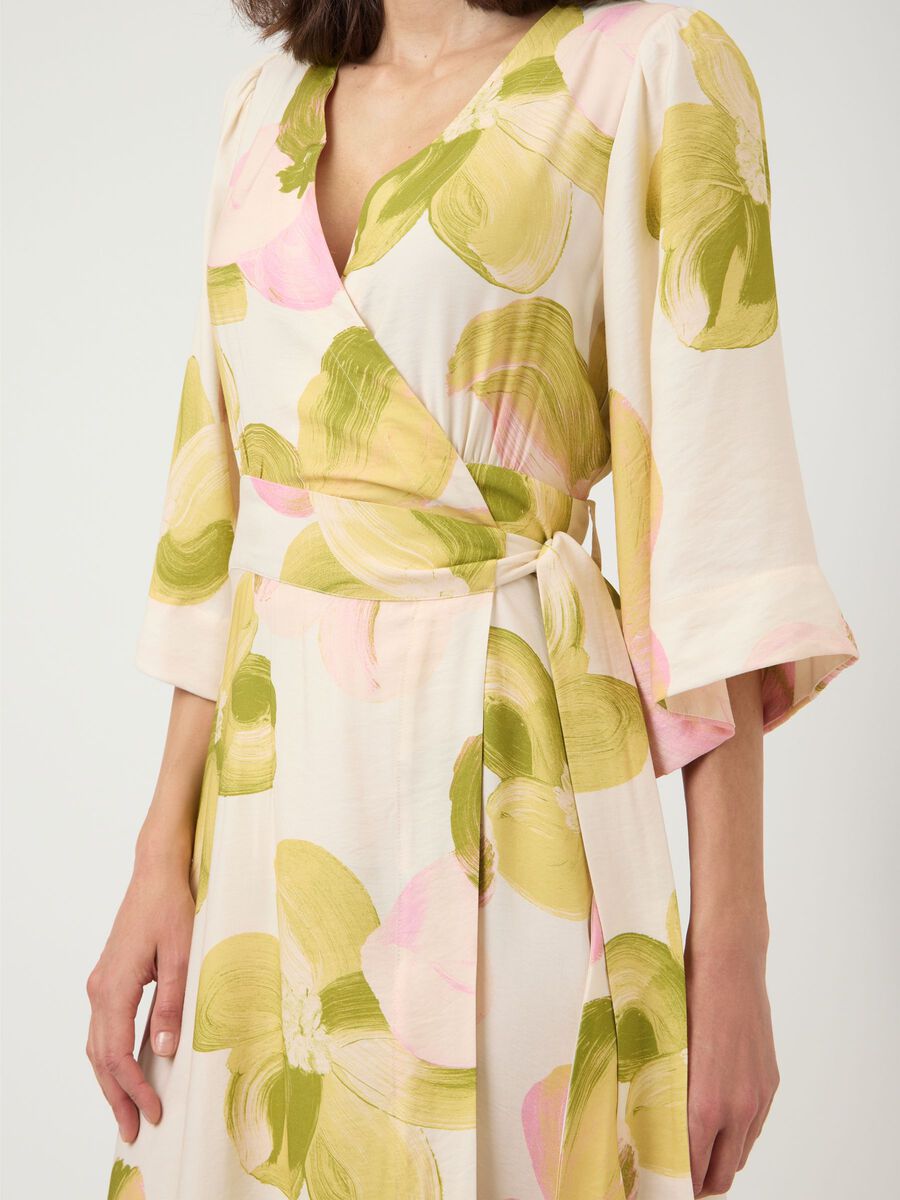 Margo Wrap Maxi Dress (Pristine)