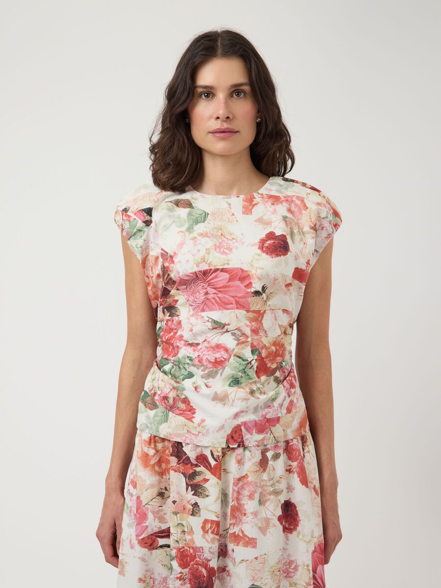 Rosalla Top (Multi/Pristine)