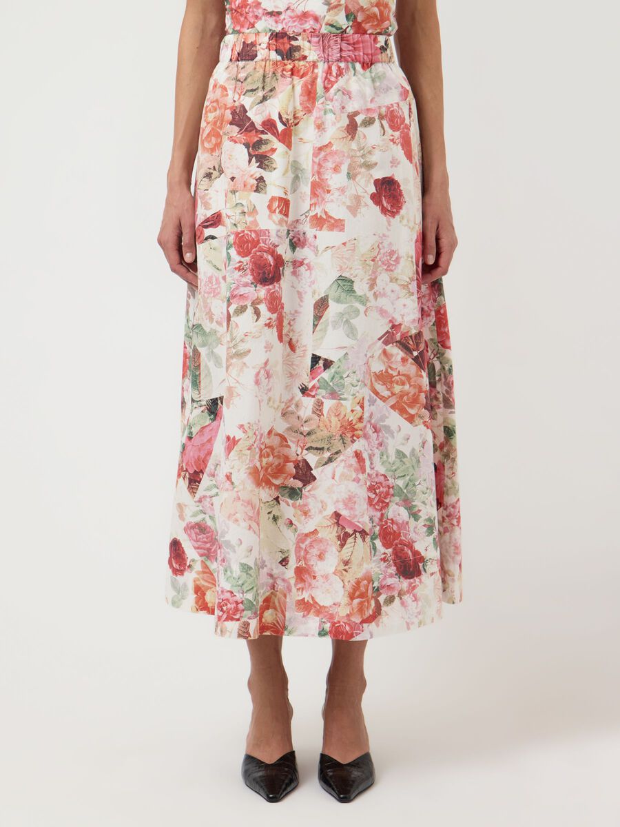 Alison Maxi Skirt (Multi/Pristine)