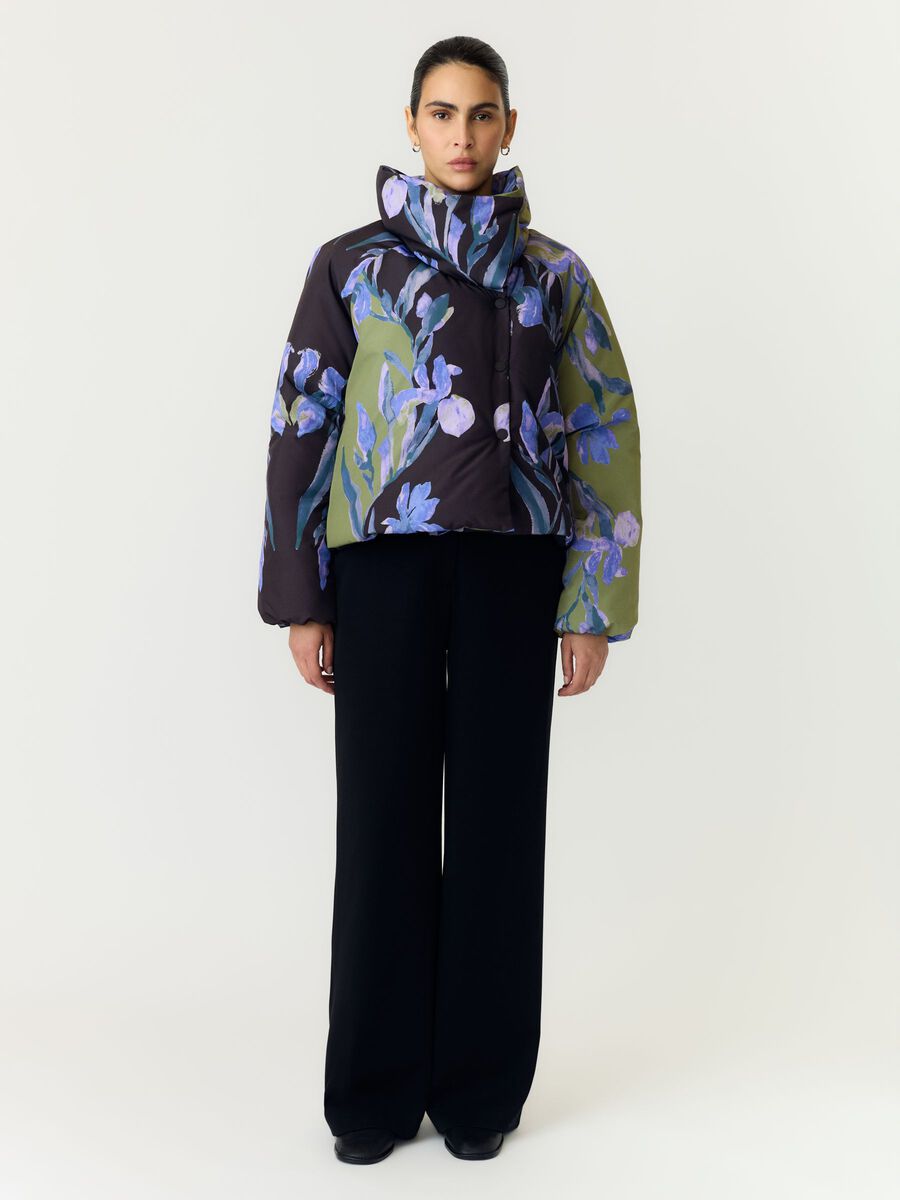 Sabine Padded Jacket (Black/Floral)