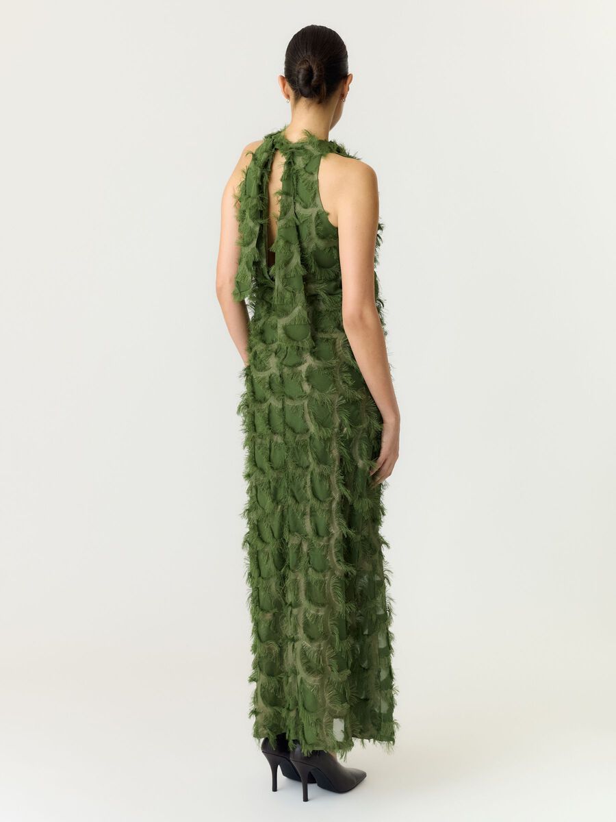 Zilla Dress (Chive/Metallic)