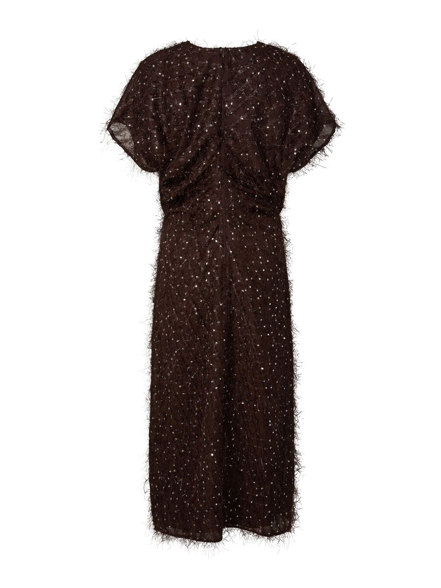 Izzy Midi Dress (Coffee Bean)