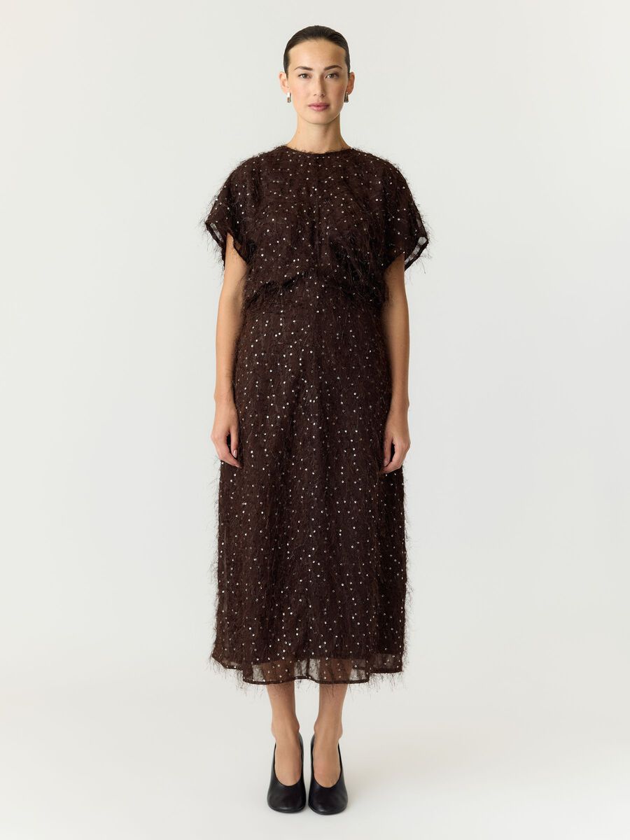Izzy Midi Dress (Coffee Bean)