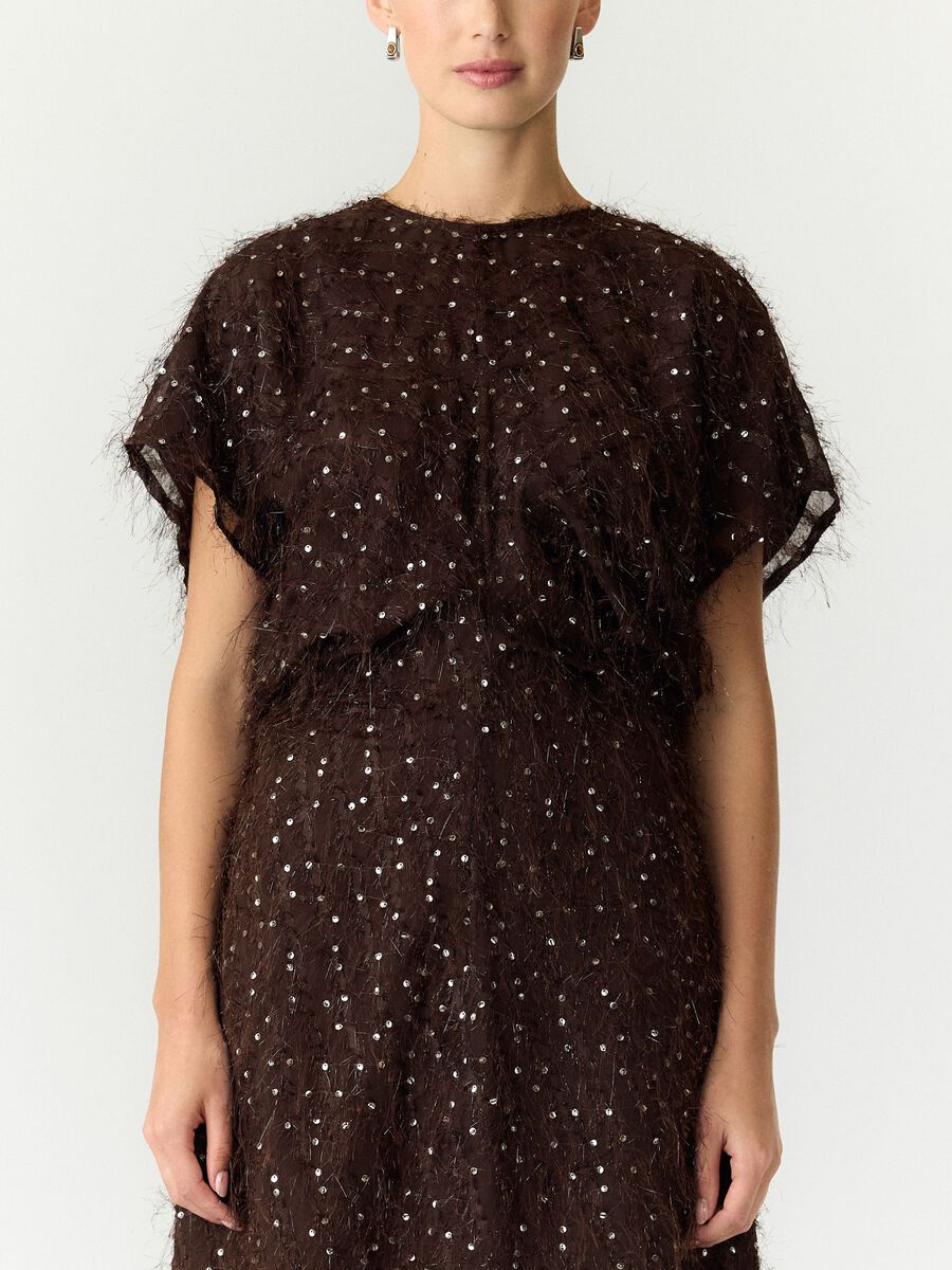 Izzy Midi Dress (Coffee Bean)