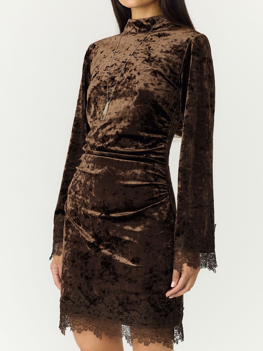 Chloe Mini Dress (Coffee Bean)