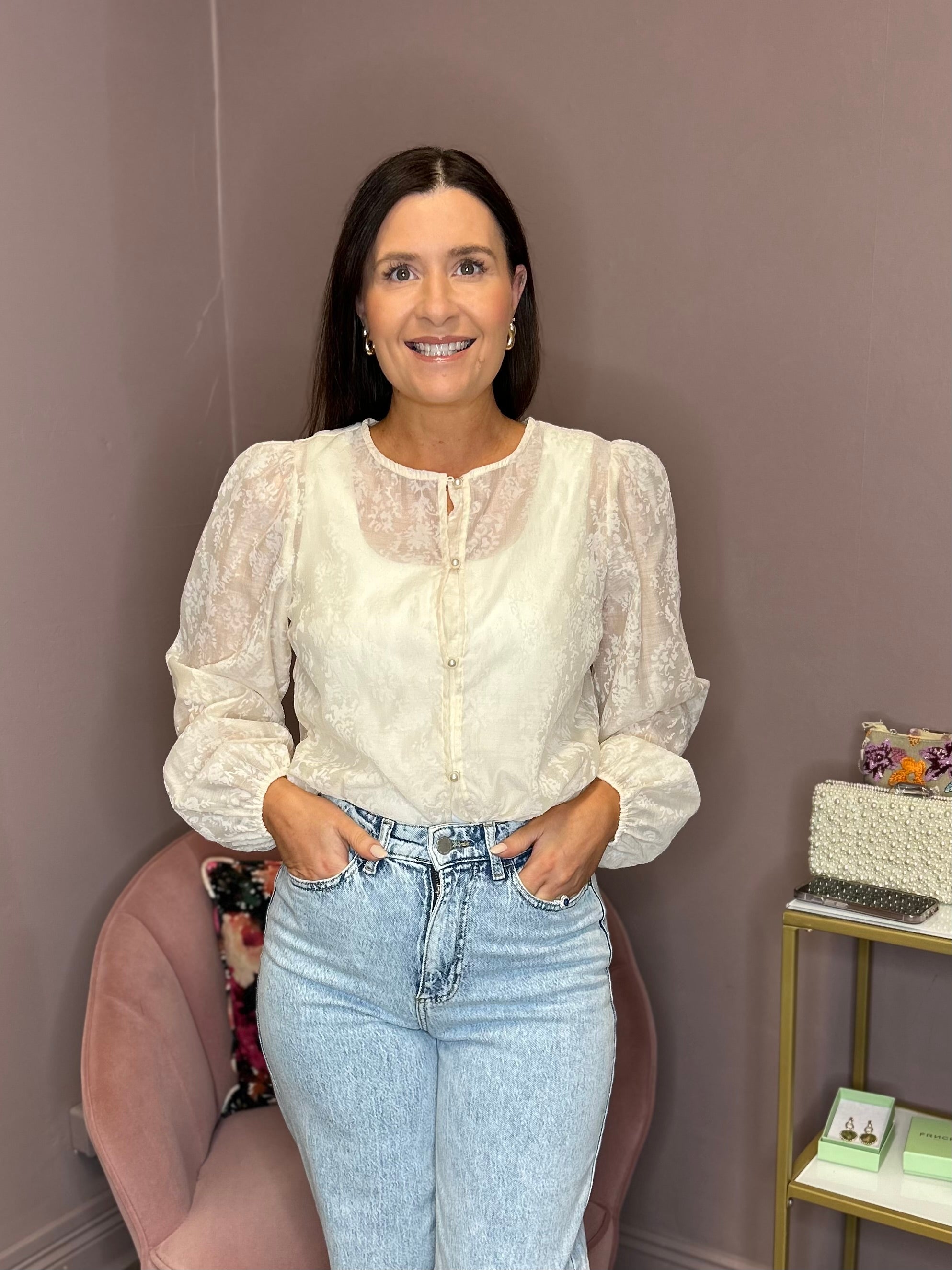 Ellyn Blouse (Birch)