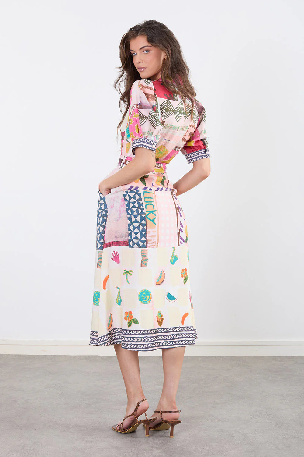 Eliza Shirt Dress (Pink)