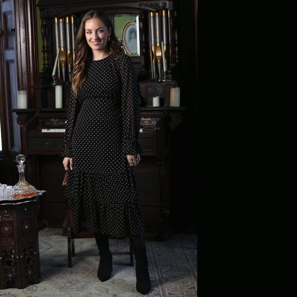 HANNAH DRESS (BLACK)