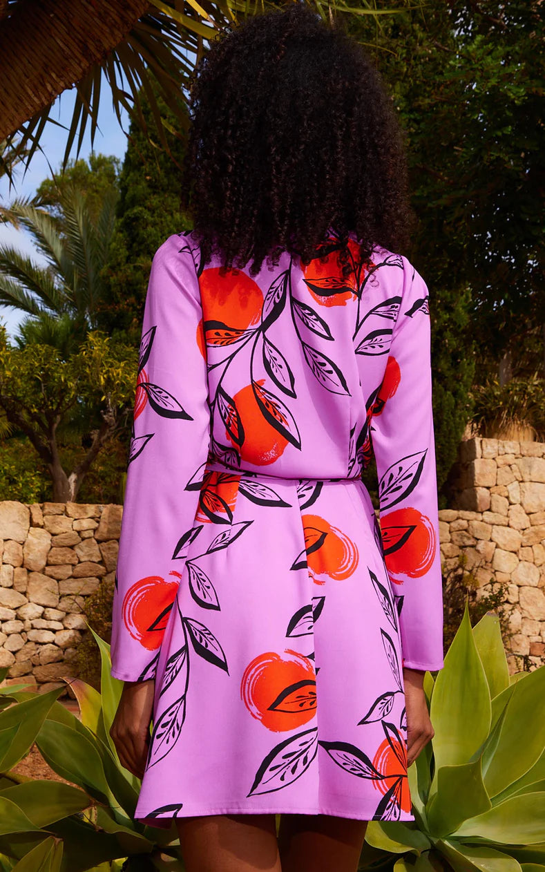 Marley Mini Dress (Sunset Dot)