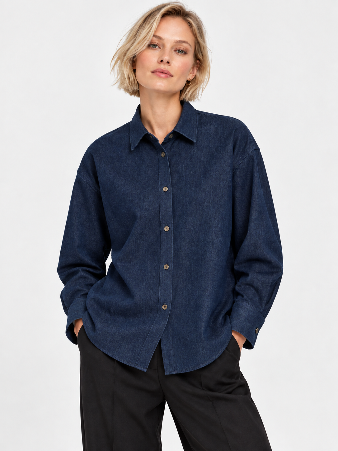 Raylo Shirt (Dark Blue Denim)