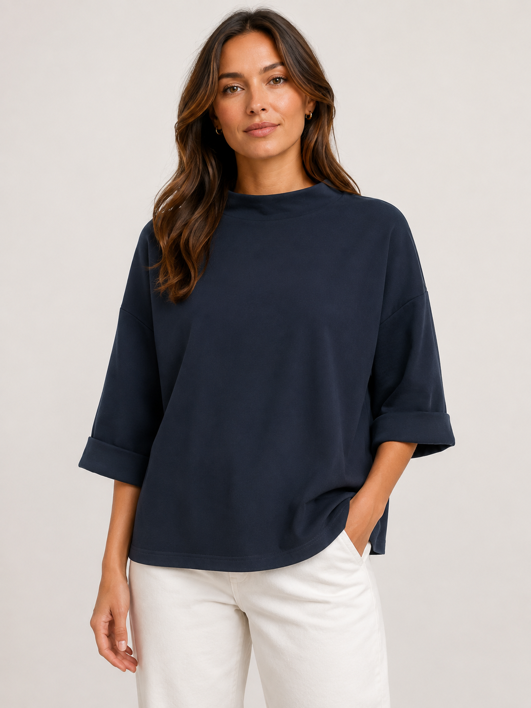 Emer Sweater (Navy Blazer)