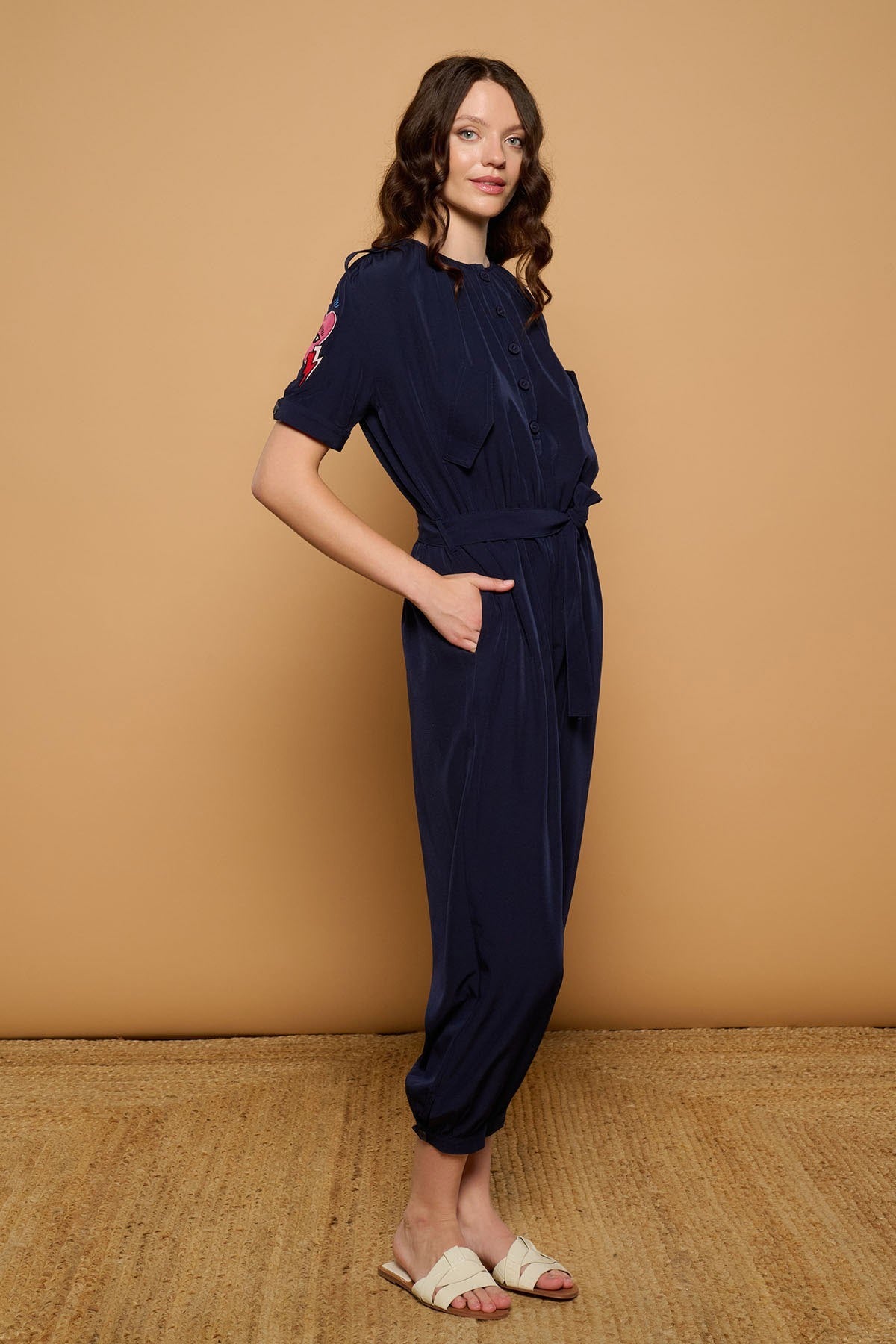 Tarida Jumpsuit (Navy)