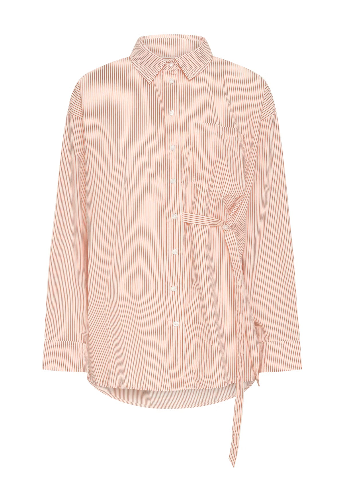 Fiona Shirt (Burnt Ochre Stripe)