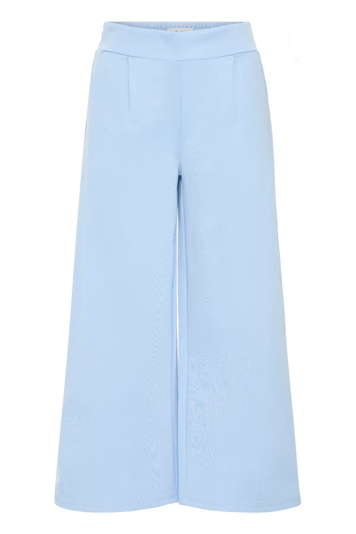 Kate Cropped Wide Leg Pants (Powder Blue)