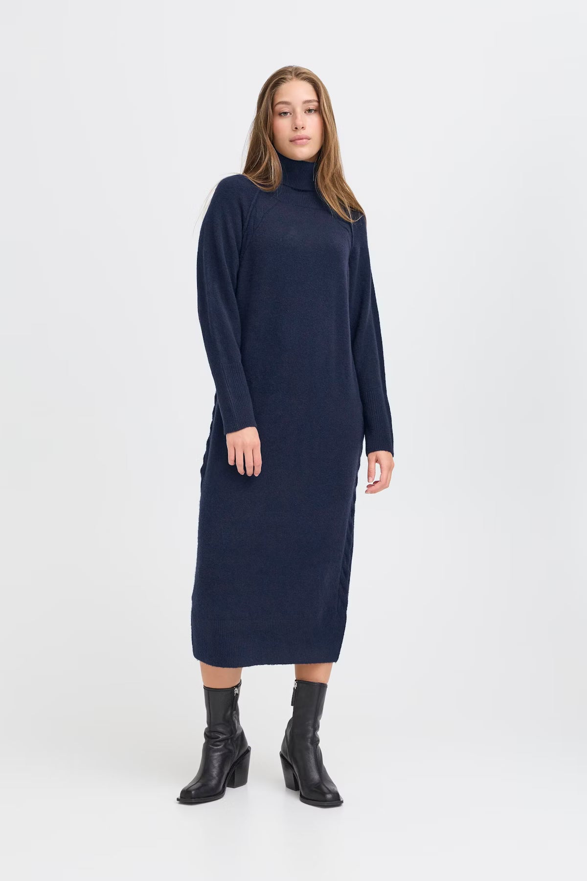 Diane Knit Midi Dress (Total Eclipse)